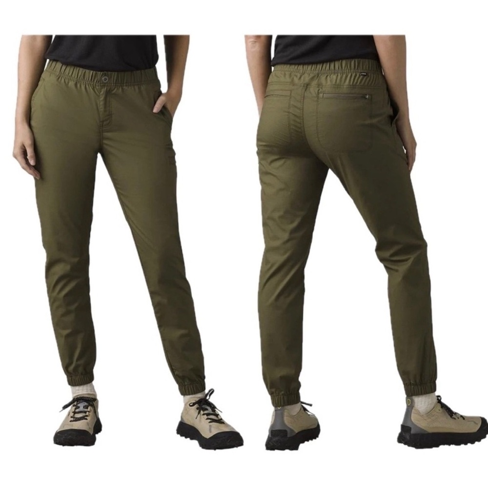 Prana Olive Green Women's Double peak joggers